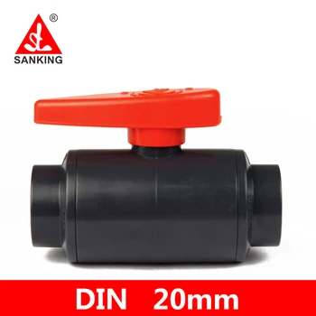 

Sanking UPVC 20mm Ball Valve Pipe Connector Aqarium tank joint garden hose adapter plant irrigation