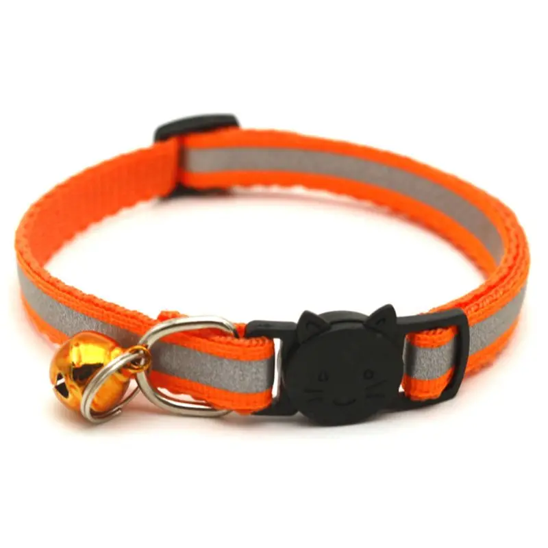 12 Pcs Adjustable Pet Dog Cat Collar Reflective Breakaway Buckles with Bell Colorful for Kitten or Puppy Chihuahua Bulldog Leash 12 Pcs Adjustable Pet Dog Cat Collar Reflective Breakaway Buckles with Bell Colorful for Kitten or Puppy Chihuahua Bulldog Leash