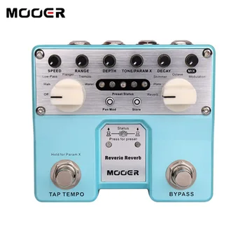 

MOOER Reverie Reverb Electric Guitar Effect Pedal 5 Reverberation Modes 5 Enhancing Effects Twin Footswitch Guitar Accessories