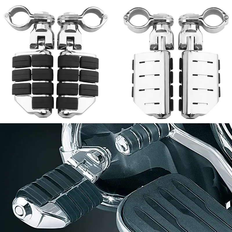 

Motorcycle Foot peg Footrests 32mm Highway Bar Clamp Mount Kit For Harley Sportster Dyna Suzuki Yamaha Universal