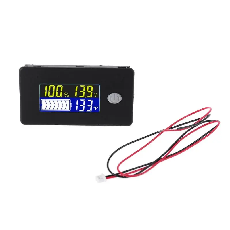 

10-100V Battery Capacity Indicator Voltmeter Universal Li-ion Lifepo4 Lead acid