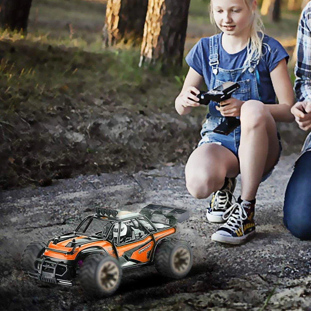 

2.4GHz Kids Toy Off Road Vehicle Racing RC Car High Speed Simulation Model Rechargeable Remote Control Anti-Impact Electric Gift
