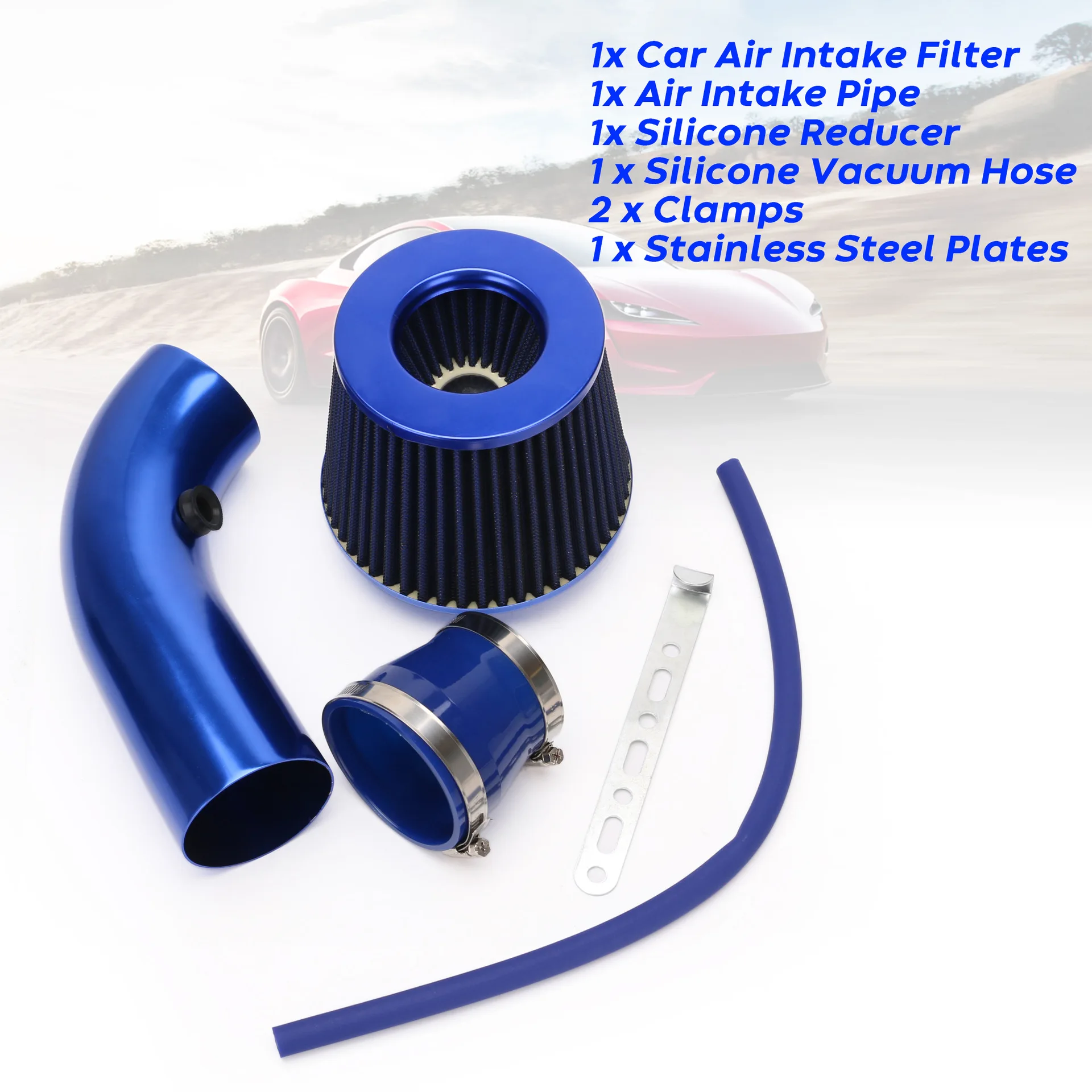 Other Parts & Accessories 3Inch 76mm Car Cold Air Intake Kit