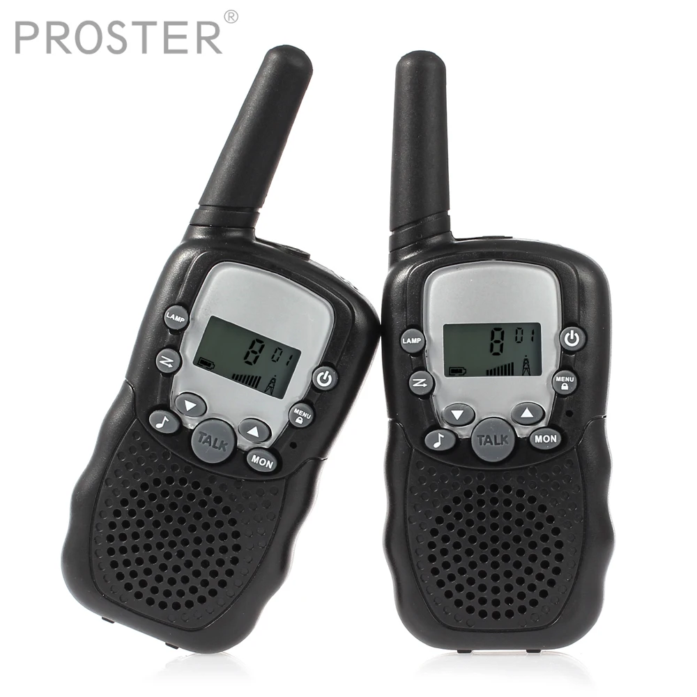 Proster 2 Twin Pack T-388 UHF 446 MHz Авто многоканальный Беспроводная рация раций 3 км Long Range радио портативной