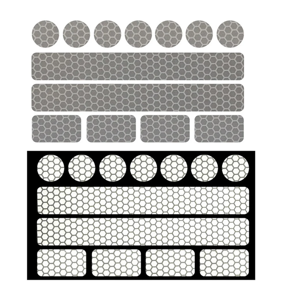 Bike Reflective Stickers Motorcycle Scooter Bicycle Night Warning Reflector Film MTB Road Bike Safety Cycling Decal Tape BC0309 (5)