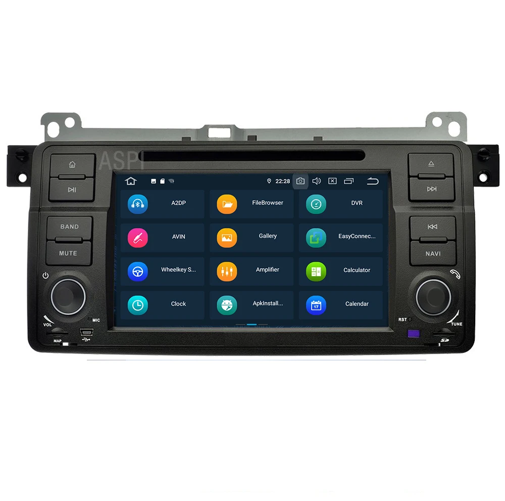 Android 9 0 автомобильная спутниковая навигация DVD плеер для BMW E46 M3 стереосистема