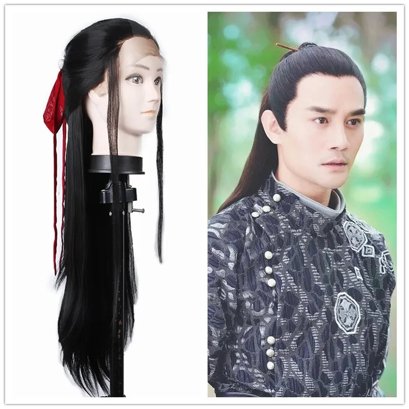 18 Designs Handweaven Male Hair Wig for Scholars or Swordman Prince for TV Play The Founder of Diabolism and The Untamed