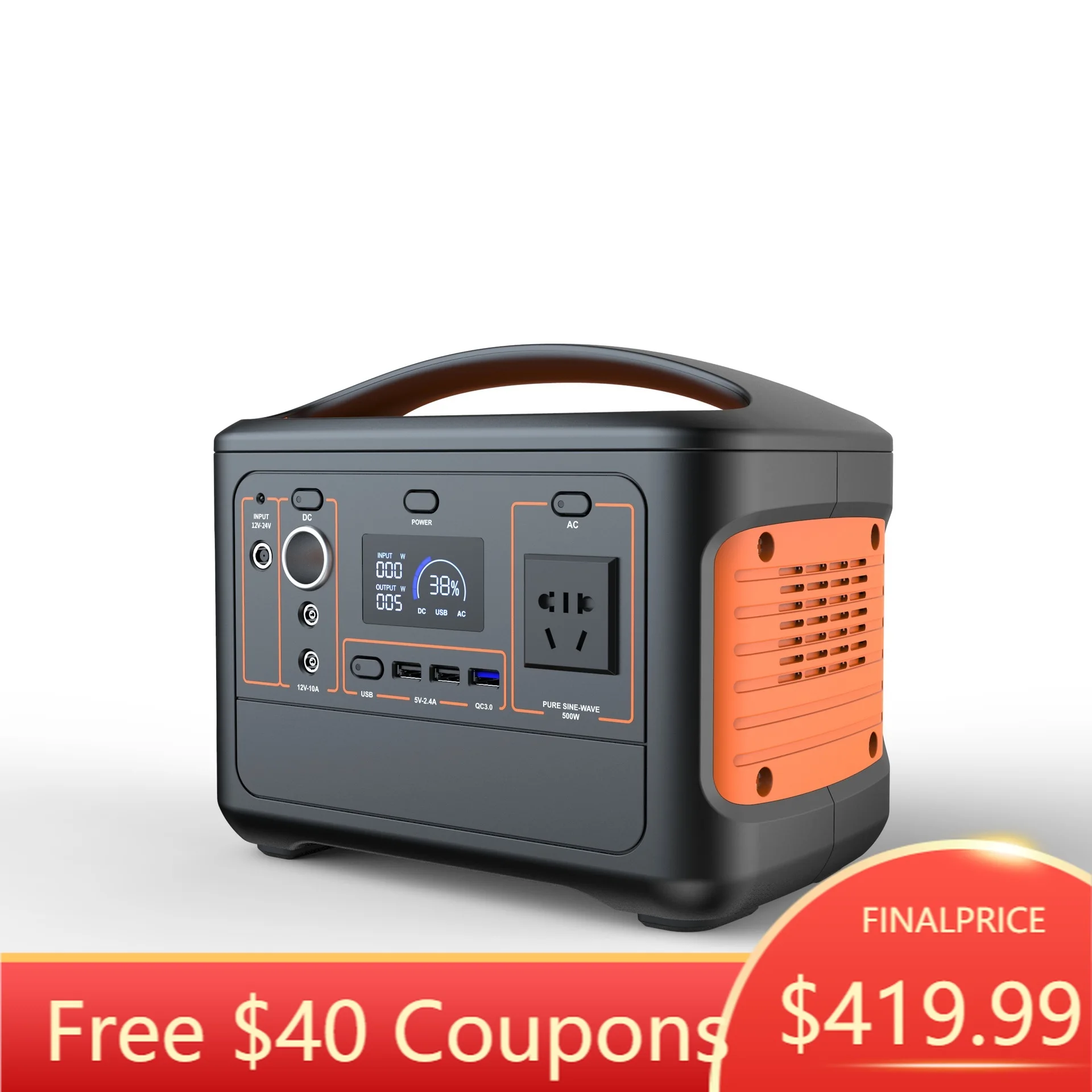 

Energy Storage Power Supply Outdoor 220V Portable High-Power Outdoor Emergency Power Supply 100W