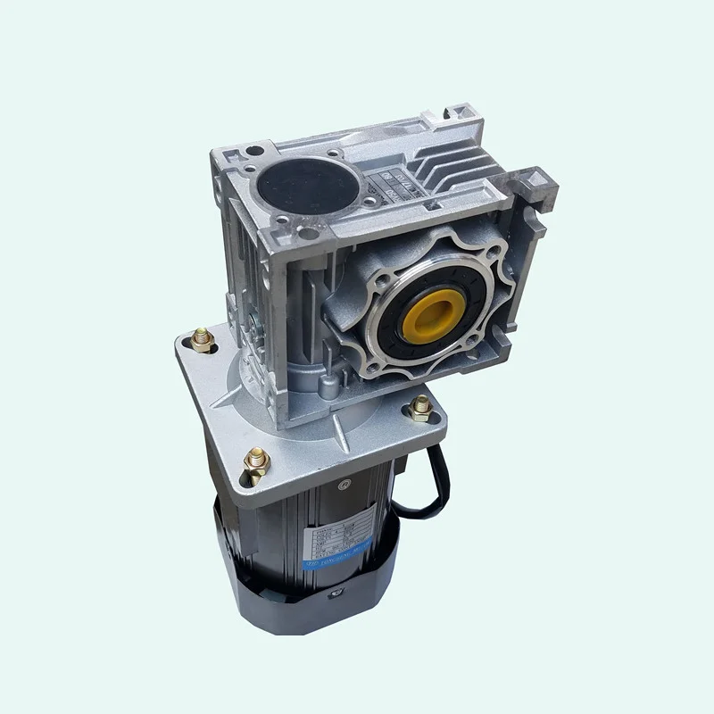 400WAC220V/380V  AC gear reduction induction asynchronous motor, fixed speed +RV63 worm gear reducer