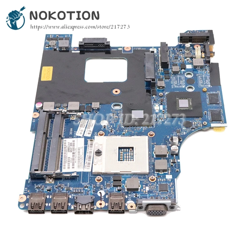 NOKOTION для lenovo Thinkpad Edge E430 Материнская плата ноутбука 04W4019 QILE1 LA-8131P основная плата HM77 DDR3 GT610M видеокарта