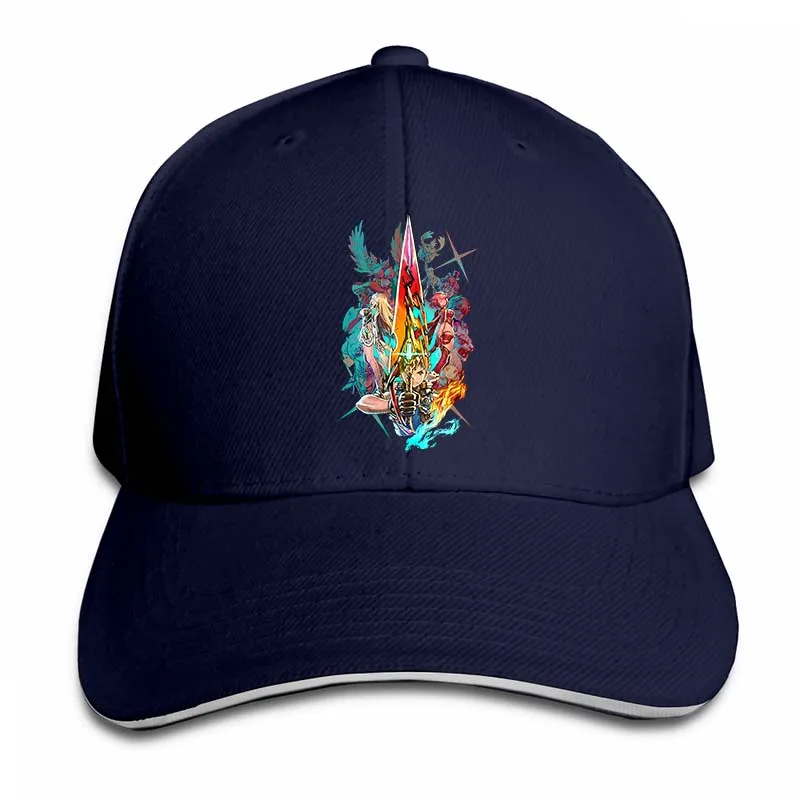 Xenoblade Chronicles 2 бейсбольная кепка для мужчин и женщин, Кепка для водителя грузовика, модная Регулируемая Кепка - Цвет: 2-Navy