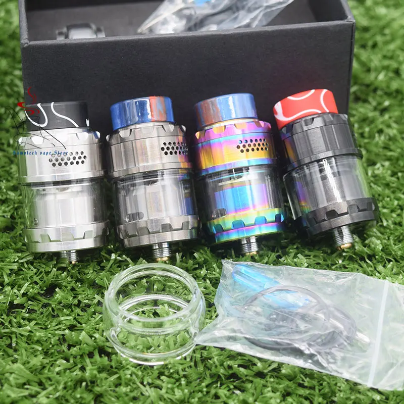 

kylin V2 RTA M RTA Base 24mm 3ml/4.5ml Tank Atomizer Top honeycomb airflow Large Build Deck Vaporizer Tank