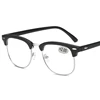 Anti-blue Light Half Frame Farsighted Glasses Male Female Elderly Reader Eyeglasses Magnifier +0.5 +1.0 +1.5 To +4.0 3