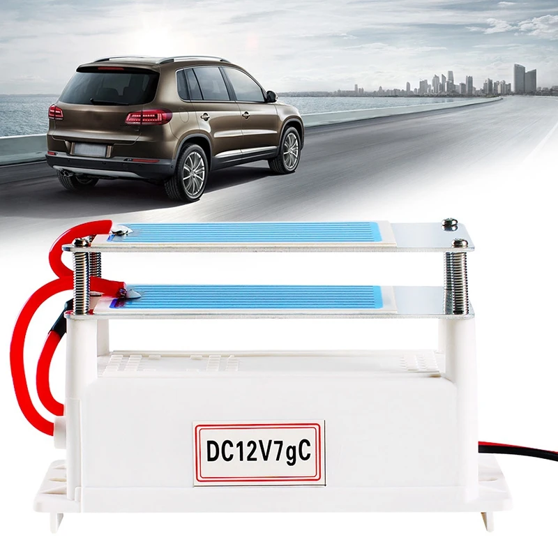 

Portable Ozone Generator Car Ceramic Plate DC12V 7G Air Purifier Air Sterilizer Car Ozone