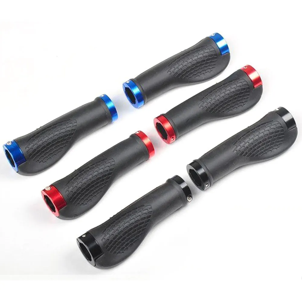 Durable Handgrip Bicycle Grip Aluminum Alloy Non Slip Folding Bike Highway Car Ergonomic Bicycle Handle Practical Tool Parts