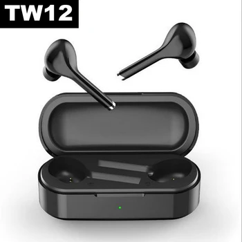 

TW12 TWS Bluetooth V5.0 Earphones Wireless Fingerprint Touch headphones HD Stereo Sport Headset Noise Cancelling Gaming Headset