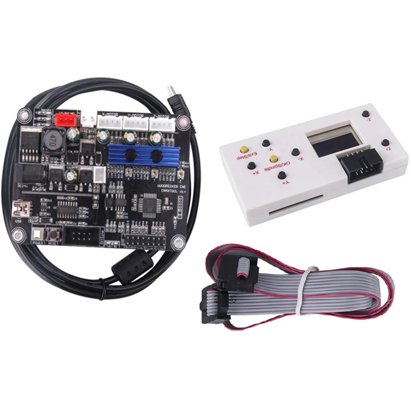 

GRBL 1.1 USB Port CNC Engraving Machine Control Board, 3 Axis Control,Engraving Machine Board with Offline Controller V3.4