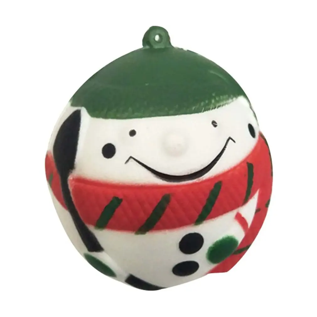 Christmas Gift Christmas Ball Pu Slow Rebound Foam Decompression Toy A Toy That Squeezes Slowly And Slowly Rebounds