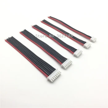 

New 5pcs / lot 100mm 2s 3s 4S 5S 6s LiPo battery balance charger connecting cable / cable / connector 22AWG 100mm JST-XH
