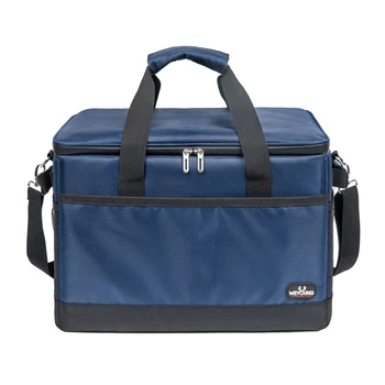 

WEYOUNG Large Capacity 35L Insulated Thermal Food Delivery Cooler Bag Picnic Refrigerator Bag for Car & Home Using,Blue