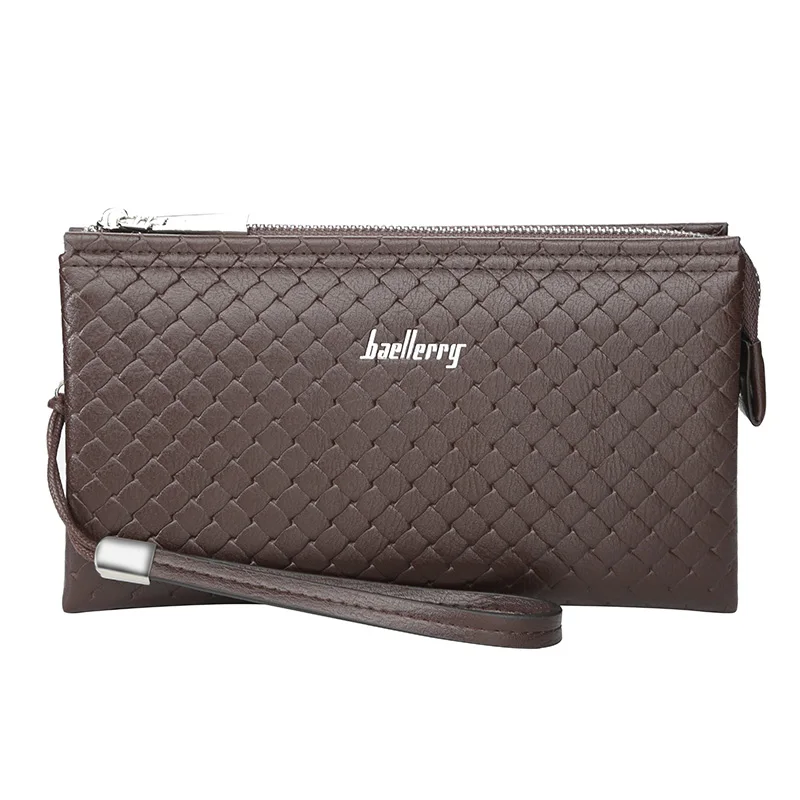 

New men's wallet Korean fashion multi-function large capacity mobile phone bag zipper clutch