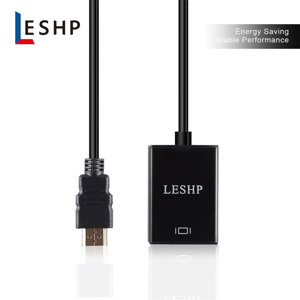 Amkle HDMI к VGA адаптер кабель HDMI VGA конвертер Кабель Поддержка 1080P Full HD с аудио кабель для HD ТВ xbox PS3 PS4 ноутбук ТВ коробка