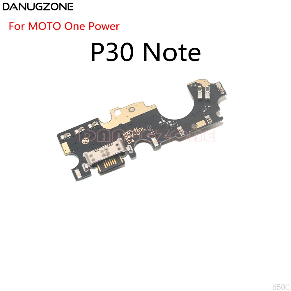 10 шт./лот для Motorola MOTO One Power P30 Note XT1942-1 usb-порт зарядки док-станция разъем Jack плата Flex