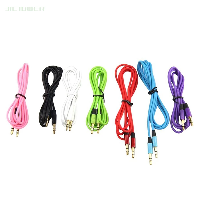 Audio Cable 3 5mm Aux Headphone Cable Male to Male Audio Cable Line For Car iPhone MP3 MP4 Headphone Speaker 500PCS LOT