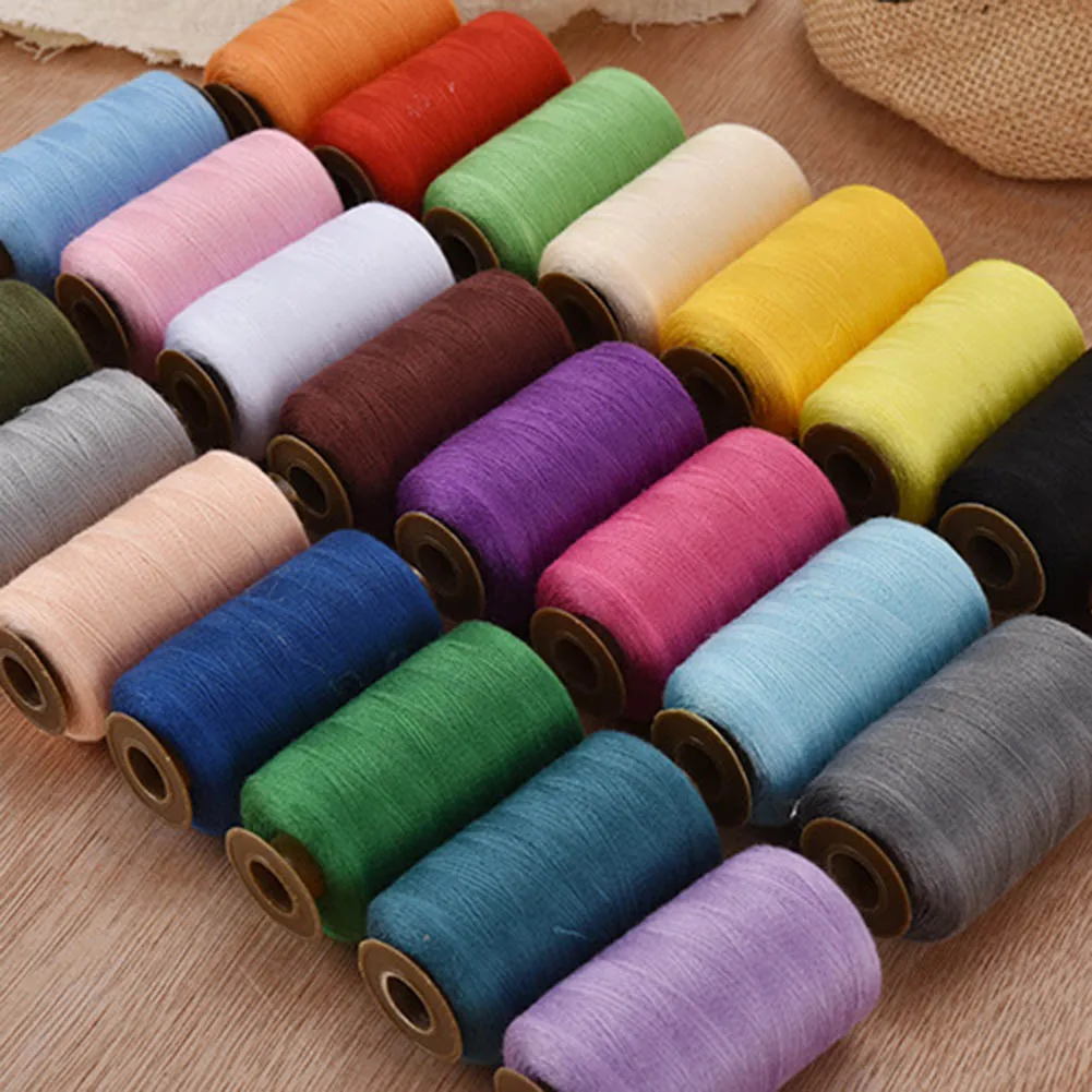 

Sewing Thread 24 Colors 1000 Yards Polyester DIY Sewing Kit for Hand Machine Needles SEP99
