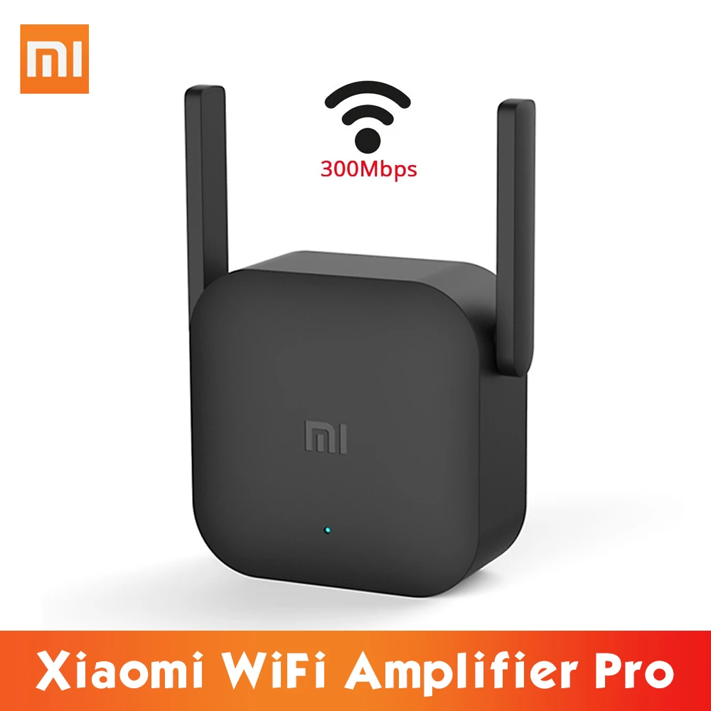 Bộ Khuếch Đại WiFi Xiaomi Pro 300Mbps Không Dây 2.4G Repeater Với 2*2 DBi Anten Cắm Tường Phạm Vi WiFi bộ Mở Rộng Tăng Cường Tín Hiệu wireless modem amplifier