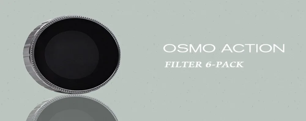 6 шт. ND8+ ND16+ ND32+ ND64+ UV+ CPL фильтры для объектива камеры для DJI OSMO Action 4K