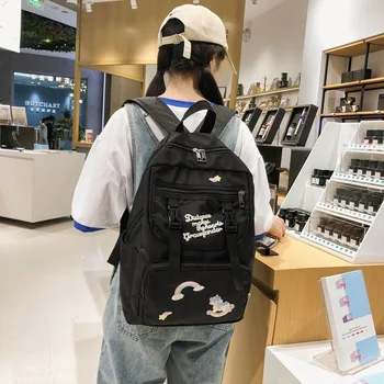 

back to school Women's Korean-Style High Students Junior High School Students All-match Mori Unicorn Cute Girl Backpack Ins