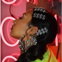 Модные туфли с блестками золотые деньги знак$ слово буква заколка со стразами для Для женщин с украшением в виде кристаллов Заколки для волос заколка для волос, украшения для волос