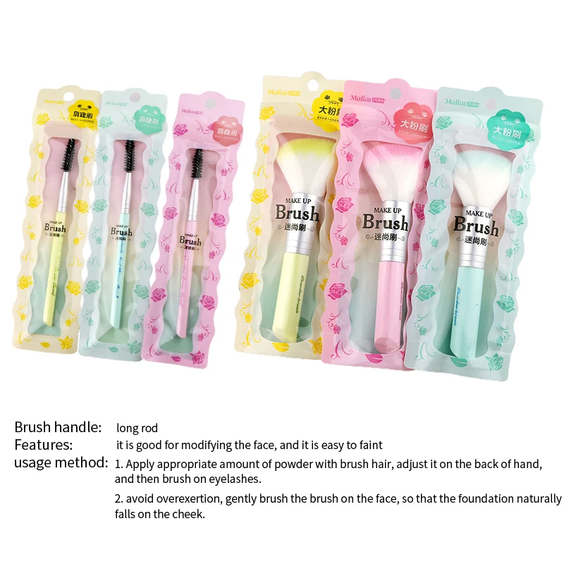 

Mishang Single Multifunctional Makeup Brush For Power Eyebrow Comb Eyelash Blush Blending Eyebrows Makeup Tools (random color)