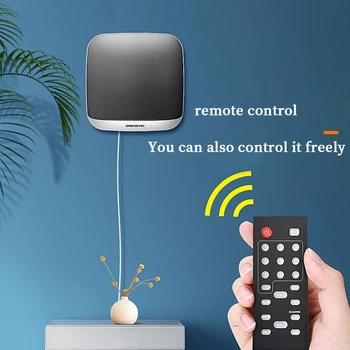 

Wall Mount Bluetooth Speaker RGB Lamp Music Stereo Speaker Remote Control U-Disk AUX FM Bluetooth Sync Speaker