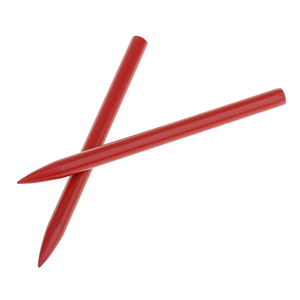 Red 2 шт из нержавеющей стали Paracord Fids иглы для шнуровки для сшивания инструмент - Цвет: Red
