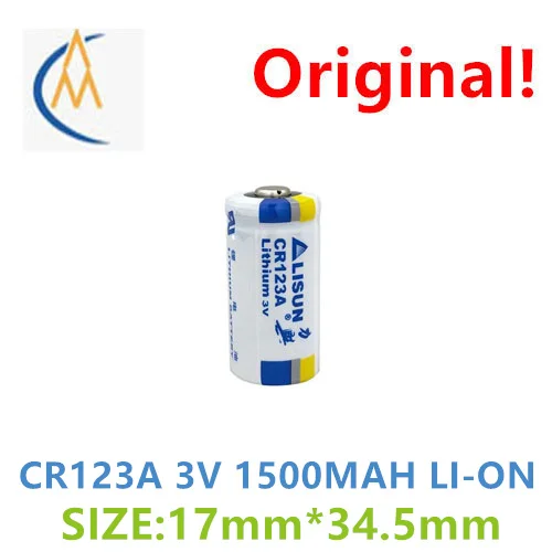 Lisun Lixing CR123A камера Фонарик патрульная палка дымовая сигнализация 3 в литиевый