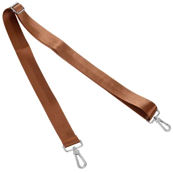 

NEW-Replacement Shoulder Messenger Bag Adjustable Strap Luggage Camera Bag, Brown 1PCS