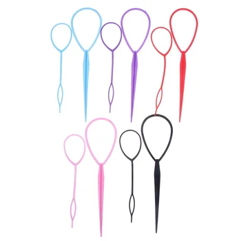 

2 pcs/set Magical Hair Braider Pull Pins Two Sizes Hair Sticks Bun Makers Easy Using Hairstyle DIY Hair Styling Tools