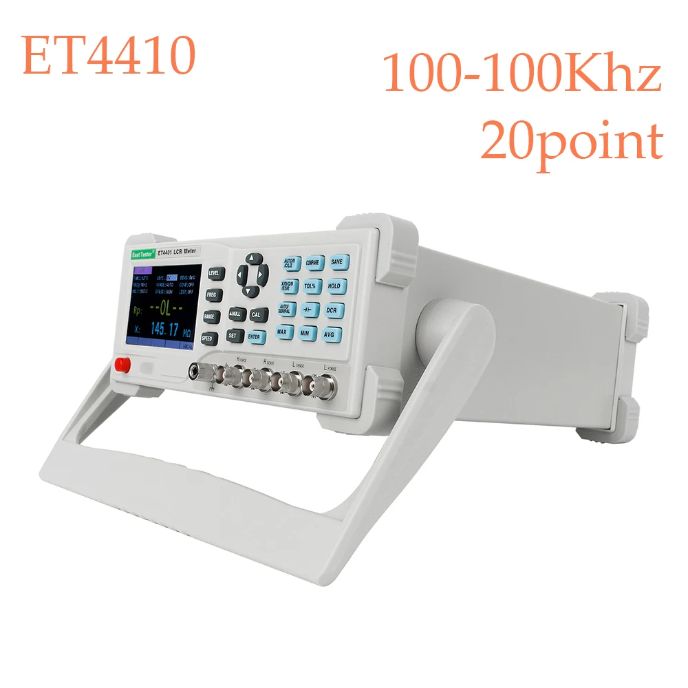 ET4410 LCR Настольный цифровой мост L CR тестер измеритель емкости сопротивления