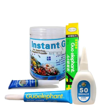 

Guo Elephant Instant Glue AA ultra Aquascaping Glue Aquatic Plant Dead-wood Moss Coral Sea Fresh Stone Tank Aquarium Water