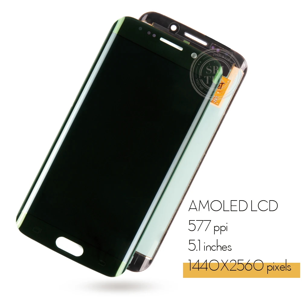 Гарантия 5,1 ''Супер AMOLED экран для SAMSUNG Galaxy S6 Edge ЖК-дисплей S6EDGE G925 G925F сенсорный экран дигитайзер Замена