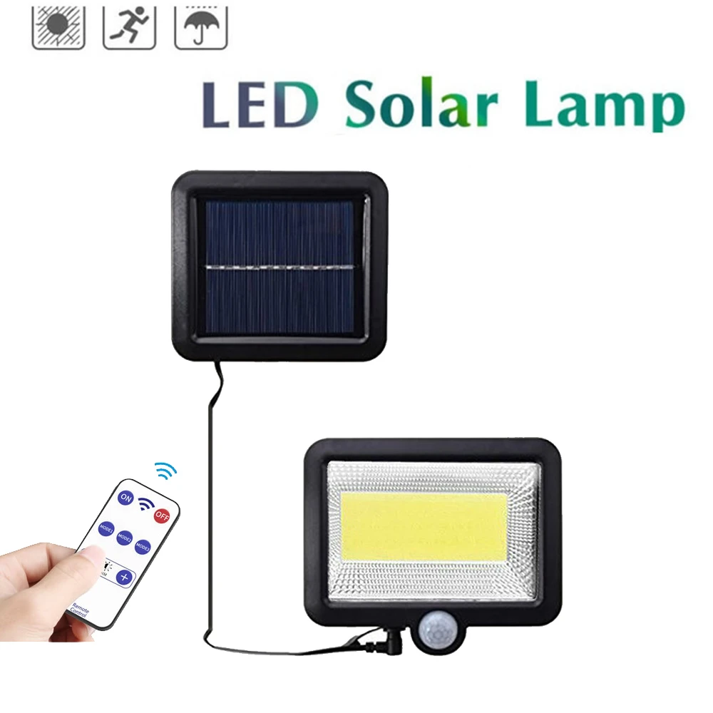 

100 LED solar Degree Radar Sensor Led Lamp Dark Light Auto On Smart Night Light Motion Detector High Sensitivity Outdoor Lightin
