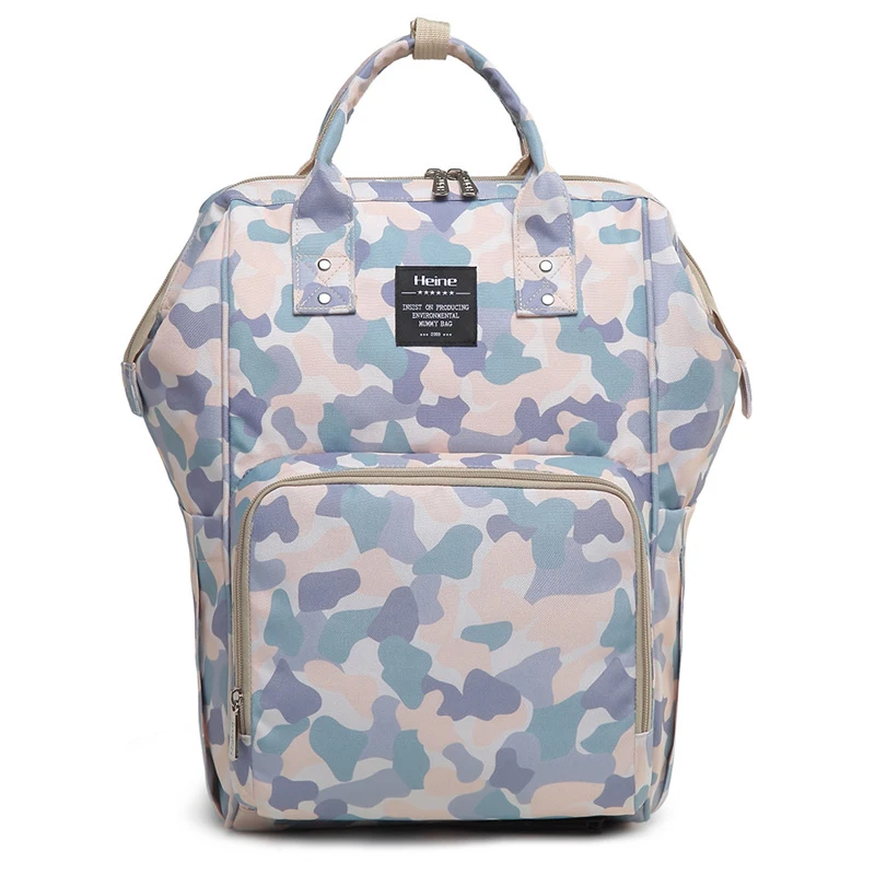 Camouflage Модная сумка для подгузников для мам, Большая вместительная сумка для подгузников, рюкзак для путешествий, сумка для кормления ребенка, рюкзак для беременных, сумка для Кроссбоди - Цвет: Camouflage