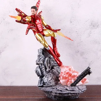 

Marvel Avenger 4 Iron Man Figure Mark 85 Nano Weapons MK85 Ironman Marvel Endgame Action Figure Statue PVC Collectible Model Toy