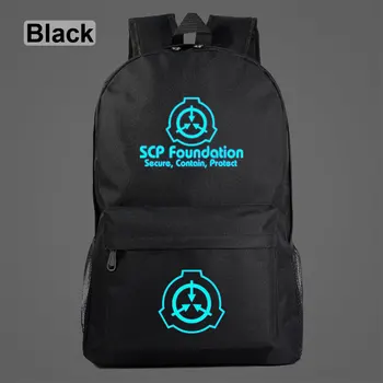 

AL4905 Halloween Luminous Letter Monster SCP Boy Girl School bag Teenagers Student Schoolbags Women Packsack MenBackpack