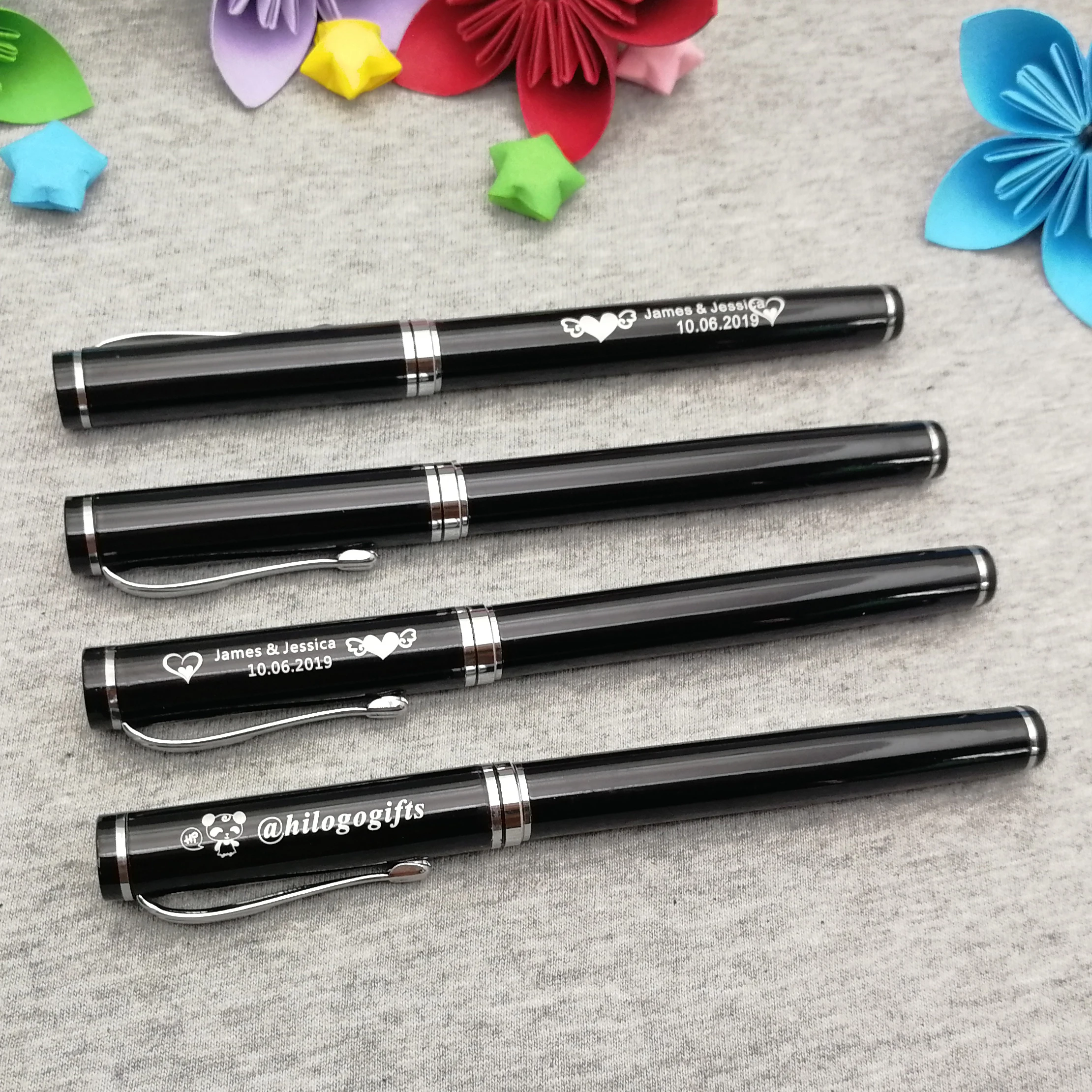 

Personalized company event Anniversary souvenirs company Christmas party favors custom free with your company logo on pen body