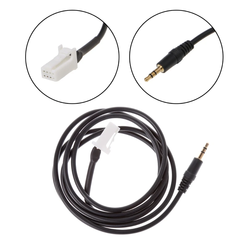 

New 1 Pc 8 Pin 3.5mm AUX Cable Adapter Audio Car Music Plug For Suzuki Swift Jimny Vitra High Quality