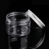 Clear Plastic Jar and Lids Empty Cosmetic Containers Makeup Box Travel Bottle 30ml 40ml 50ml 60ml 80ml 100ml 120ml 200ml 250ml 3