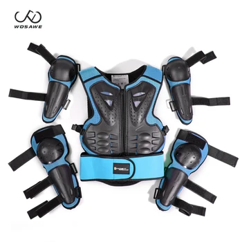 

GHOST RACING Children's Armor Vest Kids Skiing Roller Skating Body Protector Back Shield Sleeveless Vest Spine Chest Protective